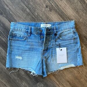 Hidden Kenzie Mid Rise Jean Shorts NWT